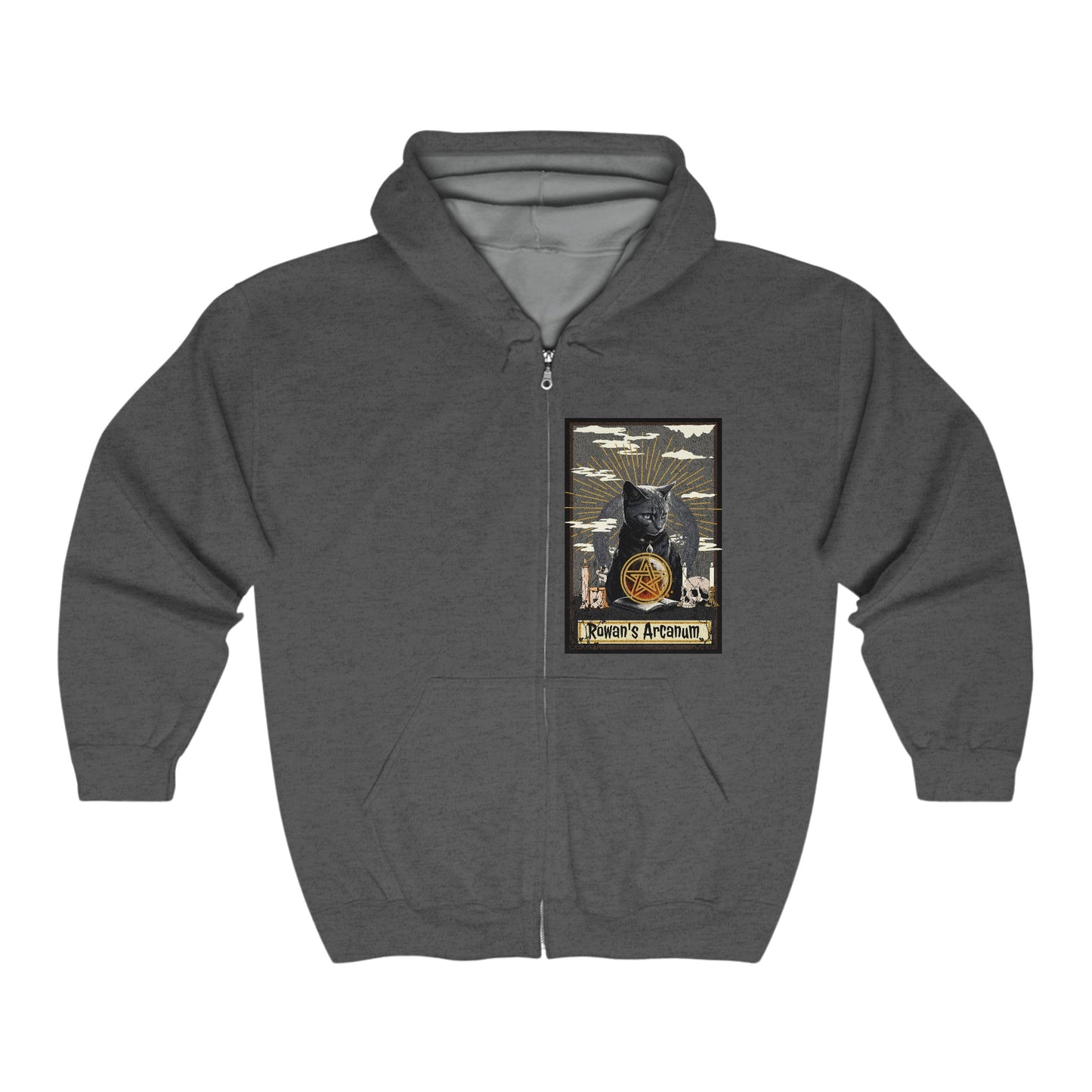 Feline Familiar - Full Zip Hooded Sweatshirt